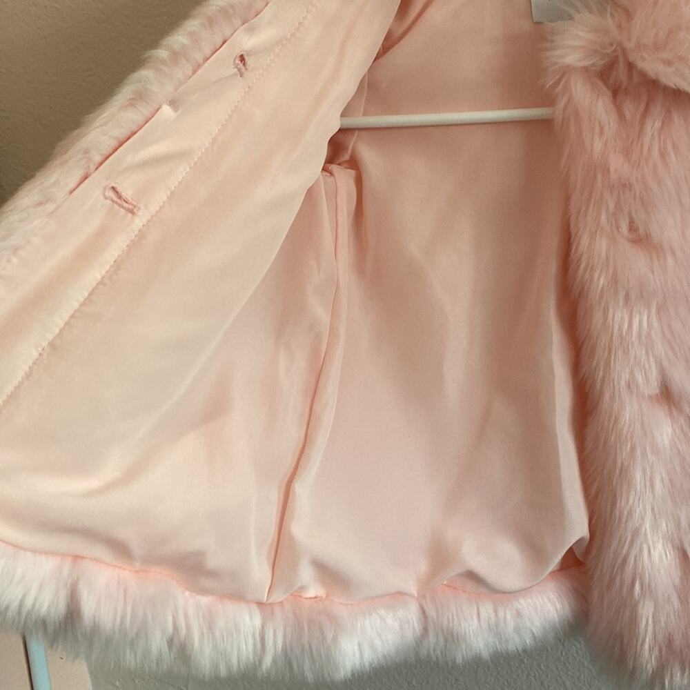Kid's fur jacket ( Faux)  pink - Picture 5 of 7